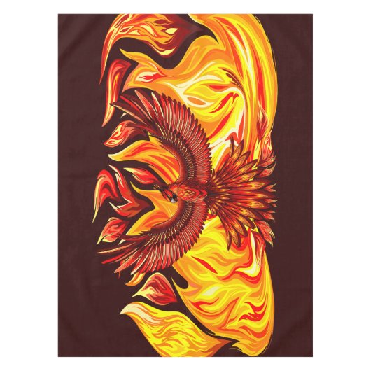 Phoenix mythologische unsterbliche Kreaturentablet Tischdecke (Vorderseite)