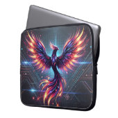 "Phoenix Neon Laptop Sleeve - Futuristic 15" (Vorderseite Links)