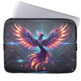 Phoenix Neon Laptop Sleeve - Futuristisch