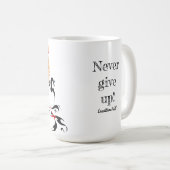 Phoenix - Never give up! Kaffeetasse (VorderseiteRechts)