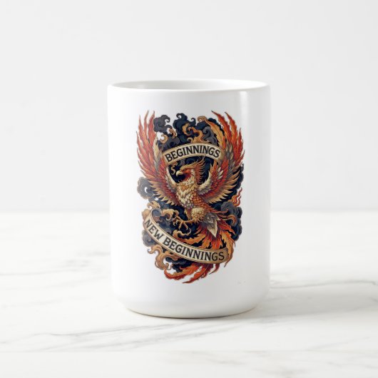 Phoenix New Year T-Shirt, Premium Mythology Kaffeetasse (Mittel)