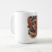 Phoenix New Year T-Shirt, Premium Mythology Kaffeetasse (Vorderseite Links)