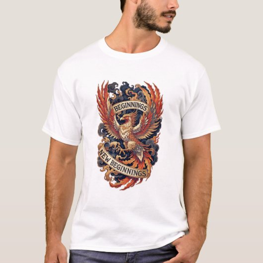 Phoenix New Year T-Shirt, Premium Mythology T-Shirt (Vorderseite)