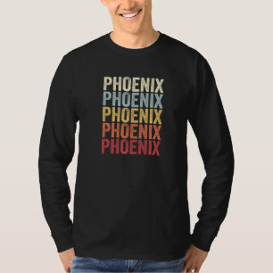 Phoenix New York Phoenix NY Retro Vintage Text   T-Shirt