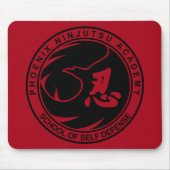 Phoenix Ninjutsu Academy School of Self Defense Mousepad (Vorne)