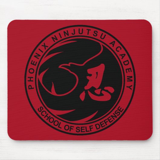 Phoenix Ninjutsu Academy School of Self Defense Mousepad (Vorne)