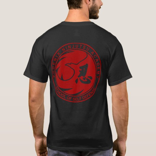 Phoenix Ninjutsu Academy School of Self Defense T-Shirt (Rückseite)