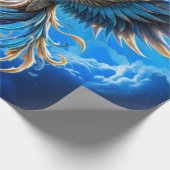 Phoenix of the Sapphire Dawn  Geschenkpapier (Ecke)
