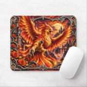 Phoenix, Paper Cut Monster Mousepad (Mit Mouse)