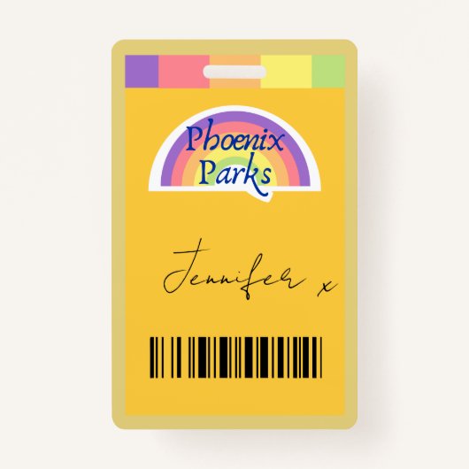 Phoenix Parks Abzeichen Ausweis (Vorderseite)
