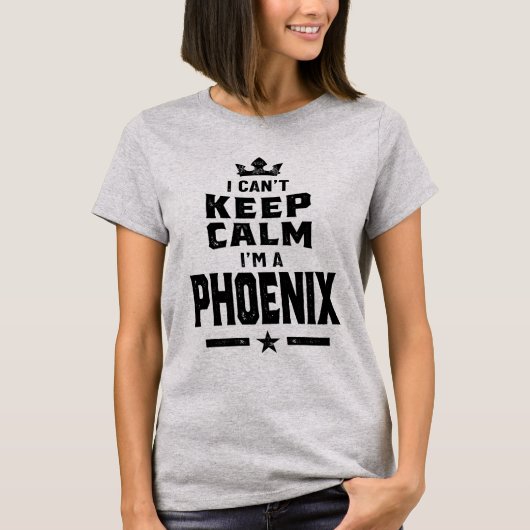 Phoenix Personalisierter Name Geburtstagsgeschenk T-Shirt (Vorderseite)