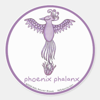Phoenix Phalanx Rundkleber Runder Aufkleber