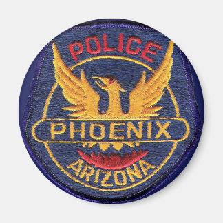 Phoenix Police Magnet Button