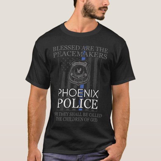 Phoenix-Polizei stützt St- Michaelpolizei T-Shirt (Vorderseite)