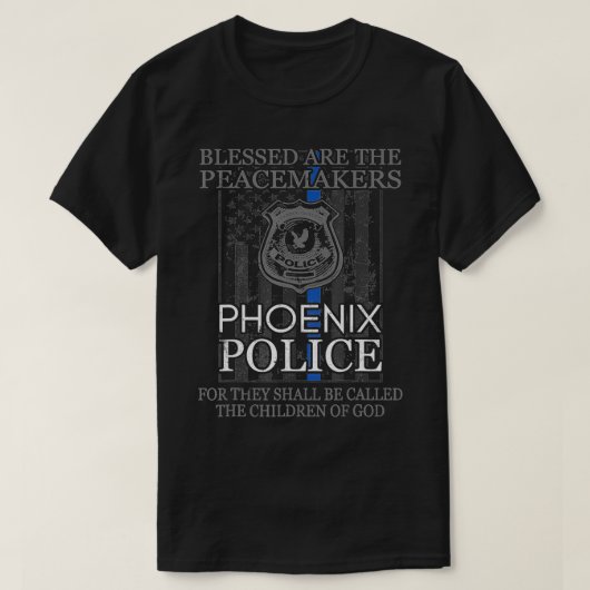 Phoenix Polizei Unterstützung SaintPolice Officer  T-Shirt (Design vorne)