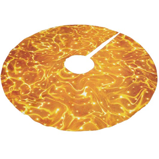 Phoenix Polyester Weihnachtsbaumdecke (Schrägansicht)
