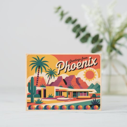 Phoenix Postkarte (Stehend Vorderseite)