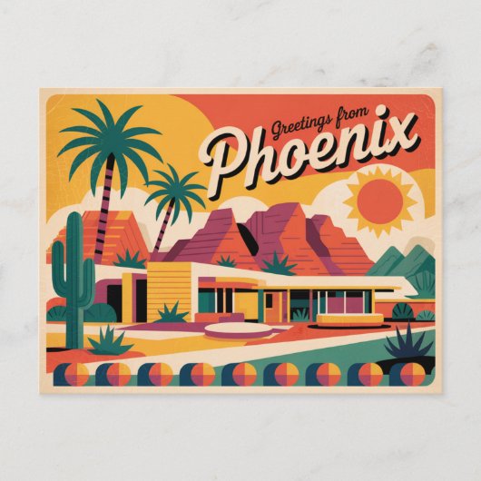 Phoenix Postkarte (Vorderseite)