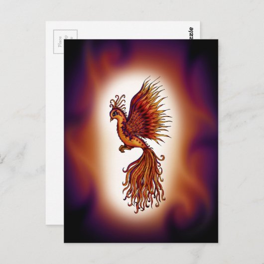 Phoenix Postkarte (Vorne/Hinten)
