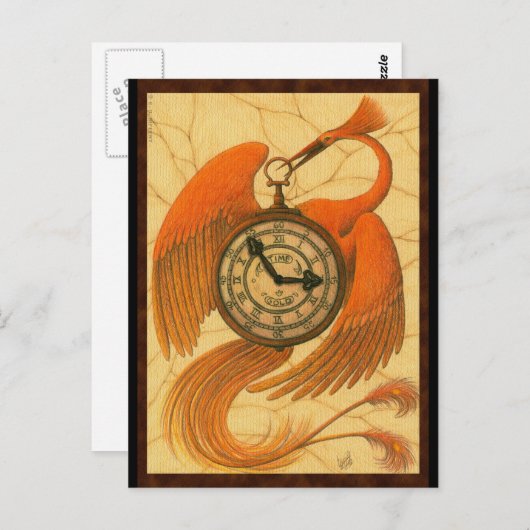 Phoenix Postkarte (Vorne/Hinten)
