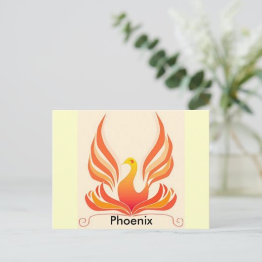 Phoenix Postkarte (Stehend Vorderseite)