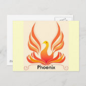 Phoenix Postkarte (Vorne/Hinten)