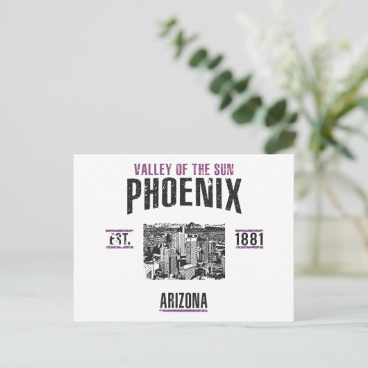 Phoenix Postkarte (Stehend Vorderseite)