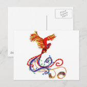 Phoenix Postkarte (Vorne/Hinten)