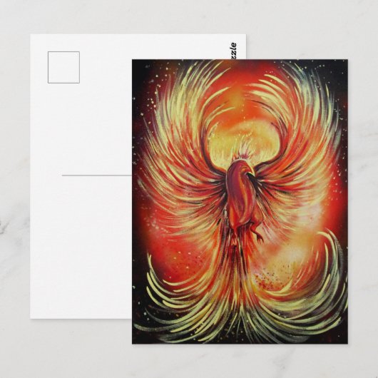 Phoenix Postkarte (Vorne/Hinten)