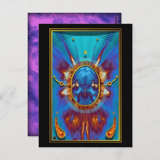 Phoenix Postkarte (Vorne/Hinten)