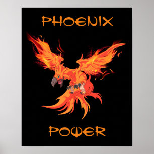 Phoenix-Power-Plakat Poster