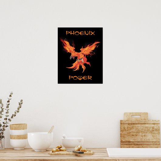 Phoenix Power Poster (Küche)
