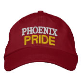 Phoenix Pride Cap Bestickte Baseballkappe (Vorderseite)