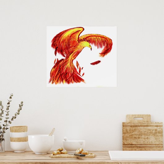 Phoenix Print Poster (Küche)