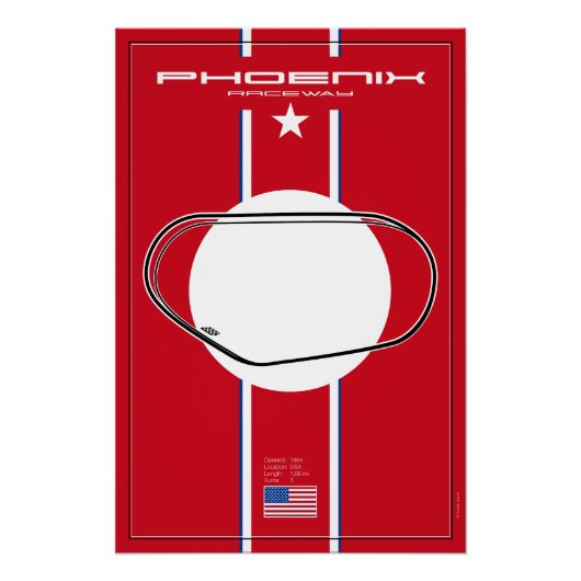 Phoenix Raceway Poster (Vorderseite)