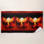 Phoenix Rauftuch Strandtuch (Vorderseite)
