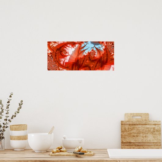 Phoenix Reborne Poster (Küche)