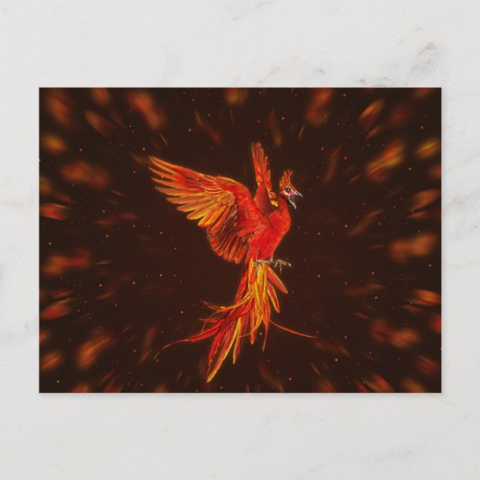Phoenix Rising - # 1 Feiertagspostkarte (Vorderseite)