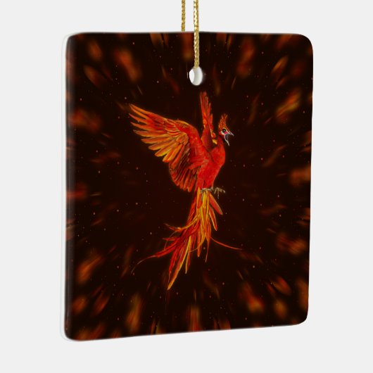 Phoenix Rising - # 1 Keramikornament (Rechts)