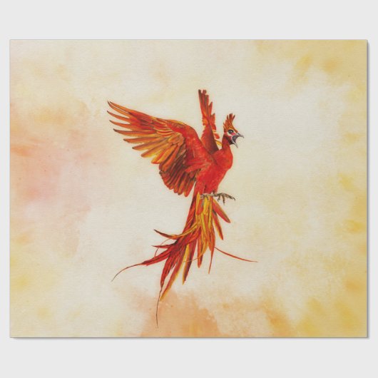 Phoenix Rising - #2 Geschenkpapier (Flach)