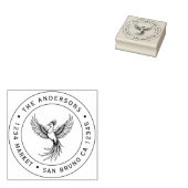 Phoenix Rising Address Briefmarke Gummistempel (Stempel)