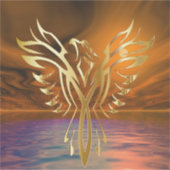 Phoenix Rising Aufkleber (Vorderseite)
