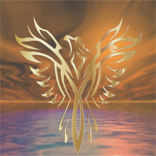 Phoenix Rising Aufkleber (Vorderseite)