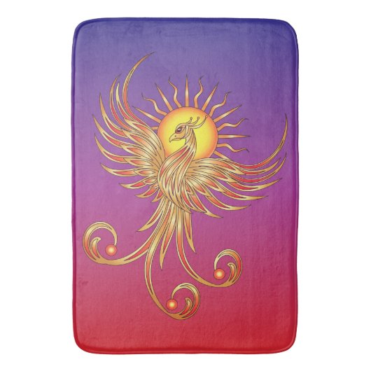 Phoenix Rising Badematte (Vorderseite Vertikal)