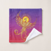 Phoenix Rising Badhandtuch Set (Waschlappen)