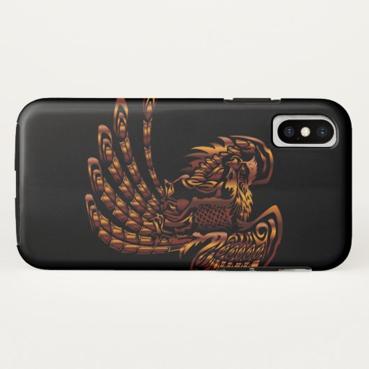 Phoenix Rising Case-Mate iPhone Hülle (Rückseite (Horizontal))