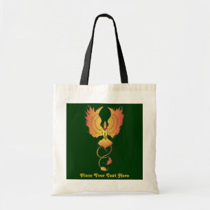 Phoenix Rising Custom Text Tasche