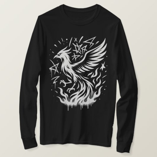Phoenix Rising: Das Feuer des Samurai T-Shirt (Design vorne)