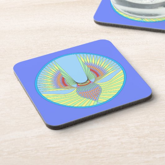 Phoenix Rising Drink Coaster Getränkeuntersetzer (Linke Seite)
