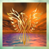 Phoenix Rising Fensteraufkleber (Blatt 3)